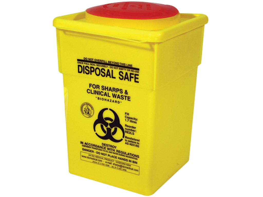 Sharps Container 200ml S/Safe 873524 Ritesafe