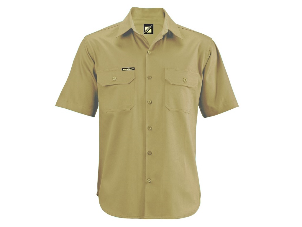 Lightweight VENTED Cotton Drill Short Sleeve Shirt WS 4012 – Ritesafe